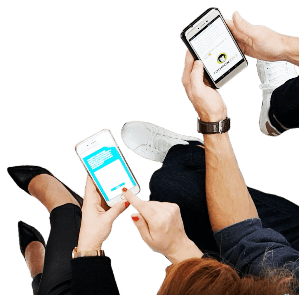 Formation professionnelle en microlearning sur smartphone