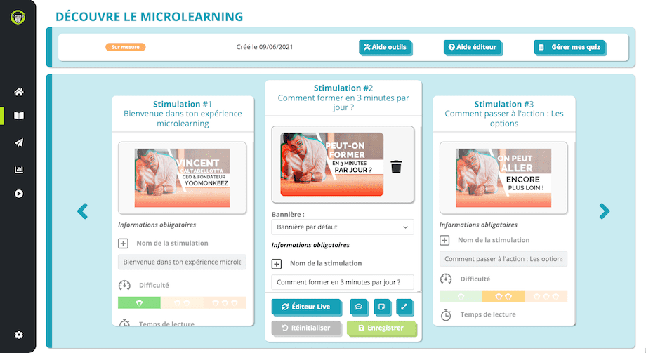 Plateforme microlearning